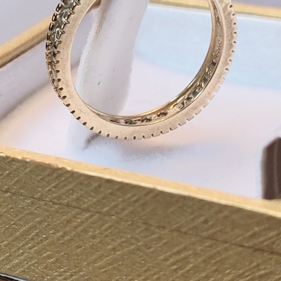 Sterling silver eternity band - Picture 4 of 6